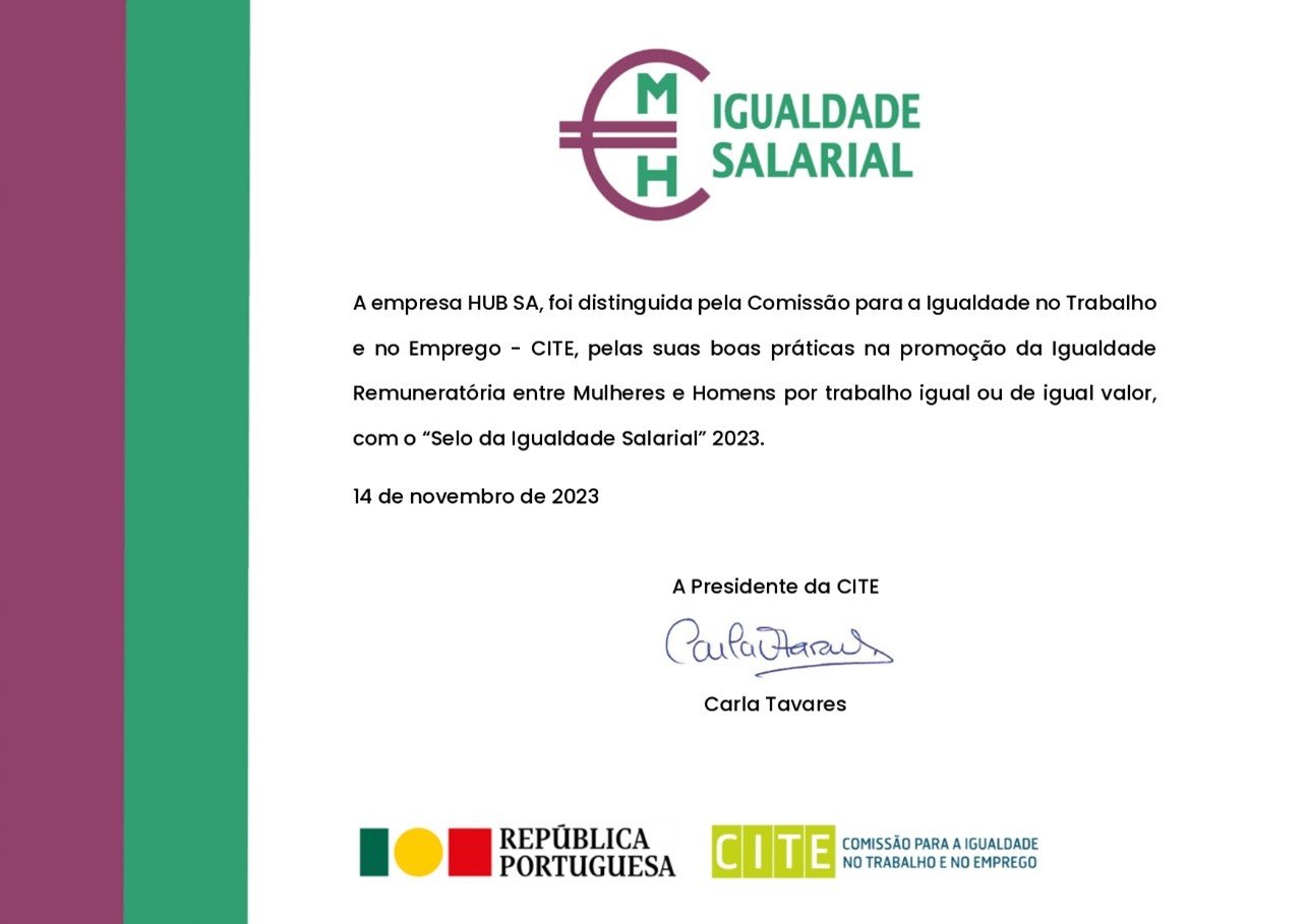 Certificado de Igualdade Salarial 2023